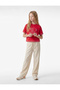 Viscose Blended Wide-Legged Trousers with Tie-Waist and Pockets