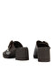 , Women's Genuine Leather Heeled Slippers 161992Z1902 Brown - 5