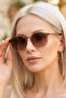 Uv400 Polarized Unisex Brown Square Frame Sunglasses 1370 C3434