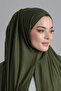 شال كاكي عملي متشابك جاهز قماش فيسكوز شال قطن ممشط 2108_09 - 4
