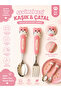 Ultra Luxury Stainless Steel Children's Food Spoon and Fork Set