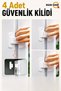 4 Pieces Refrigerator Door Lock for Child Safety, Door Fixer Buckle M-360 - 4