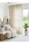 Firfirli Natural Vintage Linen Curtain (Enxboy) Single Panel _Without Pleats
