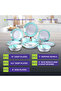 32pcs Melamineware Dinner Set RF12511 Includes Deep and Side Plates, Serving and Rice Bowls and Soup Spoons Dishwasher-Safe and Freezer-Friendly Food-Grade - 4