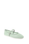 Women's Mint Green Buckle Mesh Ballerinas 26Pfd37036F - 7