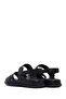 Women's Black Strappy Thick Sole Comfort Sandals 26Sfe463718 - 6