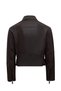 Love Women's Brown Shirt Collar Vintage Oversized Leather Jacket 25Wgd5607Vd - 2