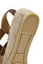 Women's Tan Suede Leather Espadrille Sandals 26Sfd205510 - 8