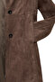 Tara Women's Mink Suede Leather Coat 25Wgd533310 - 6