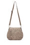 Women's Beige Long Strap Nubuck Crossbody Bag 26Sbd2101V3 - 7