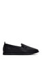 Women's Black Genuine Leather Comfort Loafer, Winter Shoes 25Afd1500Ft