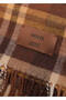 Shawl with Woolen Checks