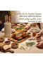Kitchen Knife Set with Safe Storage Block, Sharp Blades with Ergonomic Non-Slip Handles, Cutting Tools for Food Prep and Home Cooking, Ideal for Chefs and Home Cooks - 6
