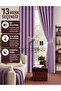 Lilac Color Sunshade Blackout Blackening Background Curtain Flat Planting