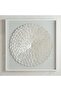 Placuna Seashell Handmade Shadow Box 120x120cm - White - 4