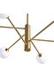 Gobert 6-light G9 Chandelier 90x25cm - Brass - 3