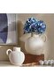 Amioro Ceramic Vase With One Handle 24.8x22.6x26cm - White - 3