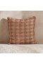 Carmela Textured Down Alt Filled Cushion 50x50cm - Rust