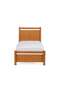 Enstatite Single Bed-90x190 Cm-brown - 4
