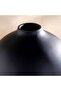 Odin Lesli Polyresin Decor Vase 26.8x26.8x50cm - Black - 2