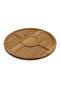 Natura Bamboo Lazy Susan Serving Platter Dia30x2.7cm -natural - 2
