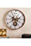 Tempo Vintage Gear Clock Dia 60cm - Antique Brass