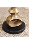 Craig Metal And Glass Floor Pillar Candle Holder 20.5x20.5x75.5cm - Gold - 3