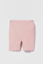 Salmon, Ribbed Children's Cycling Tights - 2