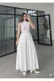 Elastic Waist Modal Fabric Skirt with Side Pockets