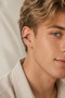 Men's Steel Hoop Earrings - No Hole Required, Compression - 3