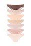 Women's Laundry Cotton Colored Bikini Panties 7-Pack