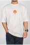 Japan Sun Digital Print Oversize White Unisex T-Shirt - 2