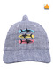 1-3 Years 50cm Baby Boy Summer Baby Shark Patterned Adjustable Hat Cap Anthracite Y2311004 - 2