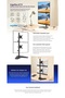 Ef73 13-27Inch Dual Arm Lift 2-8 kg Desktop Monitor Stand - 5