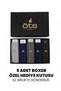 Men's 5-Piece 100% Cotton Boxer Premium Striped and High-Quality Gift Boxed Daily Underwear Special Flexible Fit (2652-K) - 2