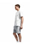 Pocketed Cotton Lace-Up Short Shorts with Stitching Detail - 2