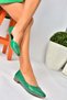 Green Daily Women's Ballerinas P726143009 - 3