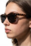 Marvon — Leopard Frame Wayfarer Sunglasses (Black Glass, Uv400) – Unisex Minimal Design - 2