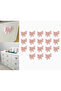 18 Pieces of Bow-Shaped Furniture Handles Pink (Bow Handle)