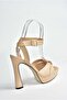 Ten Thick Platform Heeled Women's Shoes K404080209 - 7