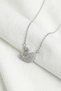 Swan Model Zircon Stone Stainless Steel Silver Color Women's Necklace - 5