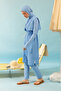 Vest Hijab Swimsuit Baby Blue - 4