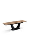 Elegant and Modern Design Rectangular Extension Dining Table - 2
