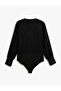 Zebra Patterned Wrap Blouse Long Sleeve - 8