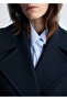 Maxi Collar Wool Blended Jacket - 8