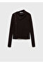 Button Asymmetric Collar Sweater - 3