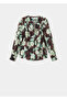 V-Neck Tie Detailed Blouse - 3