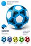 Kids PVC Football Soccer Ball for Outdoor Play & Training, Lightweight Single Piece, Available in Different Colors - 6