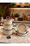 Obsidian Premium 9-Piece Cast Granite Pot and Pan Set 16-18-20 cm Deep Pot + 18-20-22 cm Cappuccino Pan