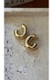 Vintage Bombshell Hoop Earrings - 5